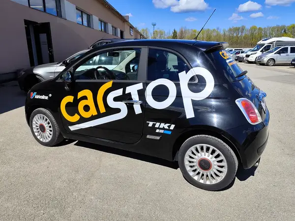 Fiat 500 – sõiduki või haagise kleebislahendus