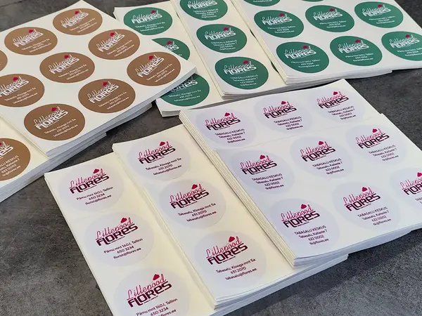 Infokleebised – toote-, pakendi- või promokleebised