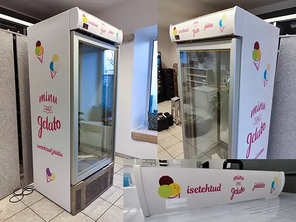 Minu Gelato külmiku kleebislahendus