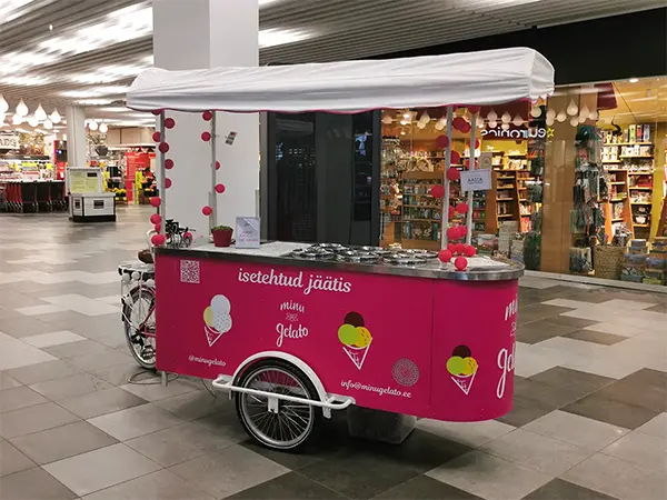 Minu Gelato müügikäru reklaamgraafika